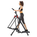 Air Walk Elliptical Glider Machine for Home Gym Steel Frame with Black Finish 360 Side Sway Motion Full-Body Cardio Workout for