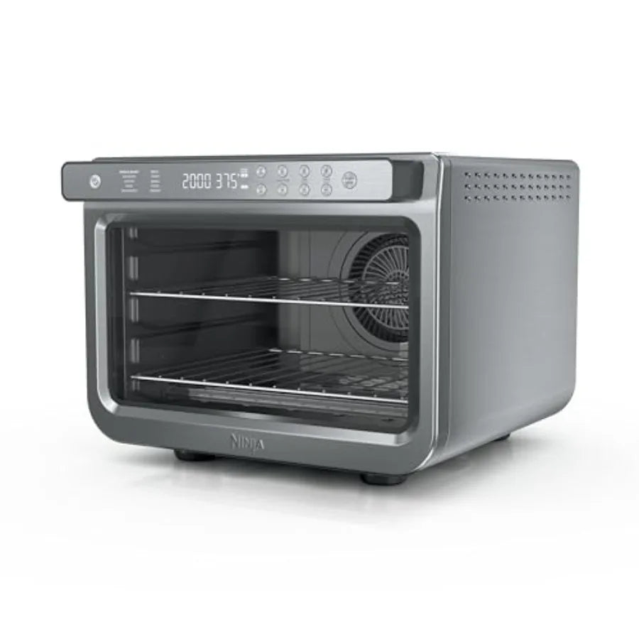 Air Fryer Toaster Oven Combo 10-in-1 Smart XL Countertop Oven Baking up to 20 Cookies Fits up to 12lb Turkey Pizza Toast Bake D