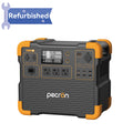 Used-pecron E2400LFP Portable Power Station 2048Wh LiFePO4 Battery Backup 2400W Solar Generator Expandable to 8192Wh