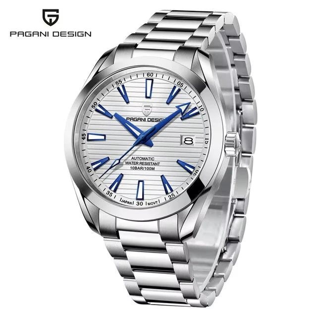 PAGANI DESIGN Japan 8215 Man Mechanical Wristwatch New Sapphire Glass Automatic Watches Waterproof 100M Stainless Watch for Men
