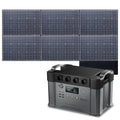 ALLPOWERS S2000 Pro 1451Wh 2400W Portable Solar Power Station & Foldable Solar Panel SP039 600W solar Charger for Camping Home