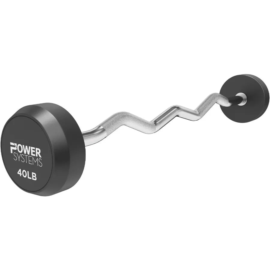 ProStyle Fixed Barbell with EZ Curl Handle