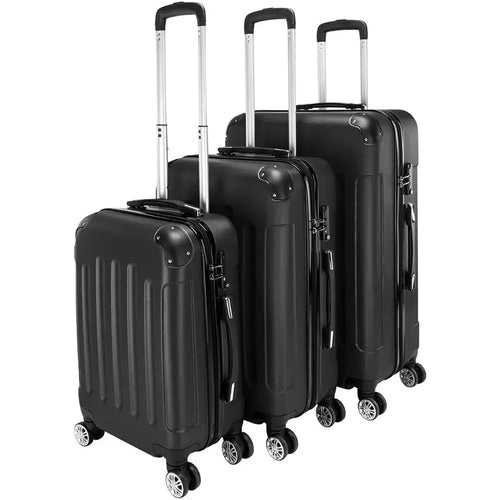 3-Piece Spinner Luggage Set with TSA Lock, Hard Shell, 20/24/28 inches, Suitable for Men and Women