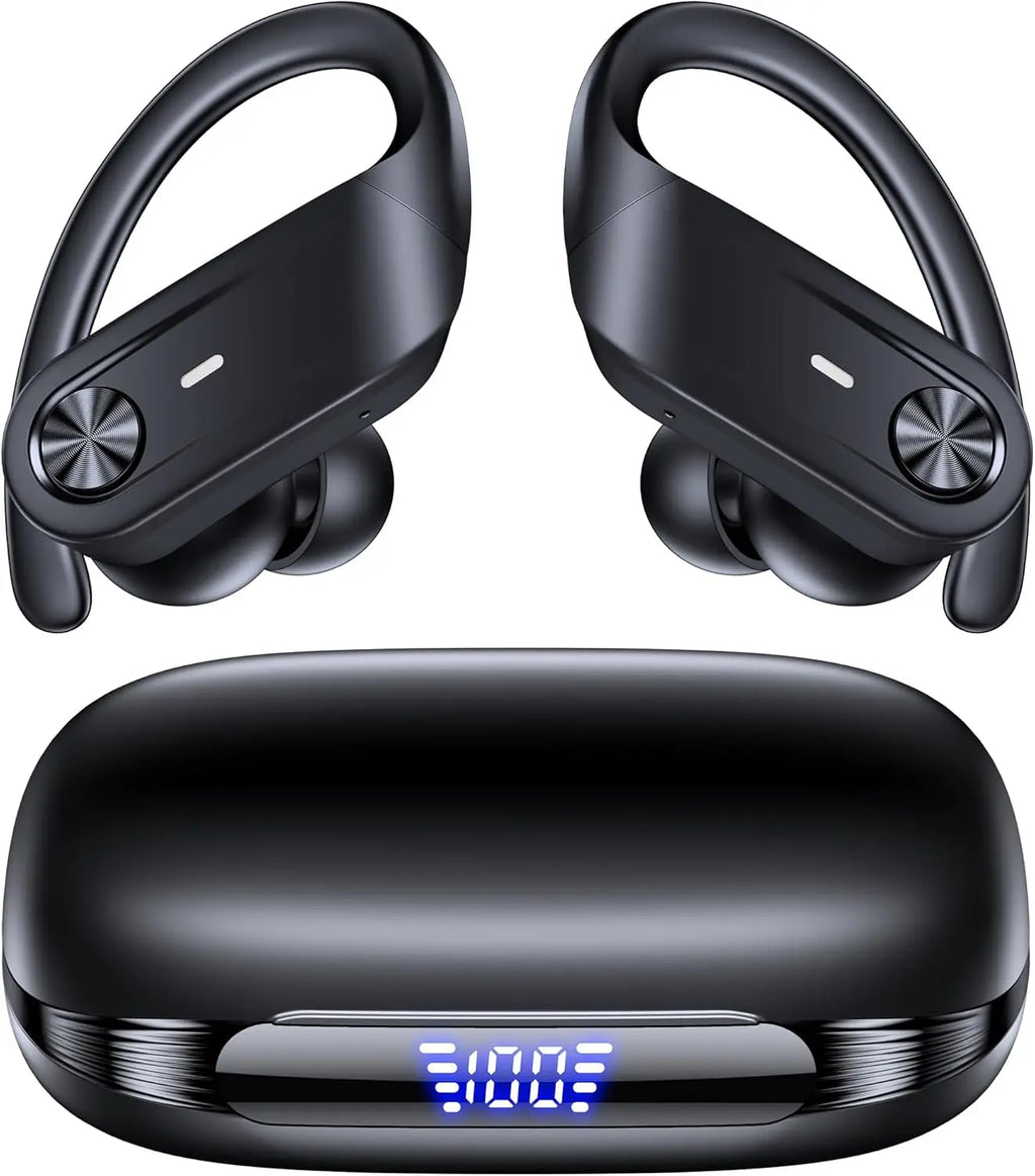 Hybrid ANC Wireless Earbuds with 80H Playtime, Hi-Res Audio, Transparency Mode, IPX7 Waterproof for Sports Travel