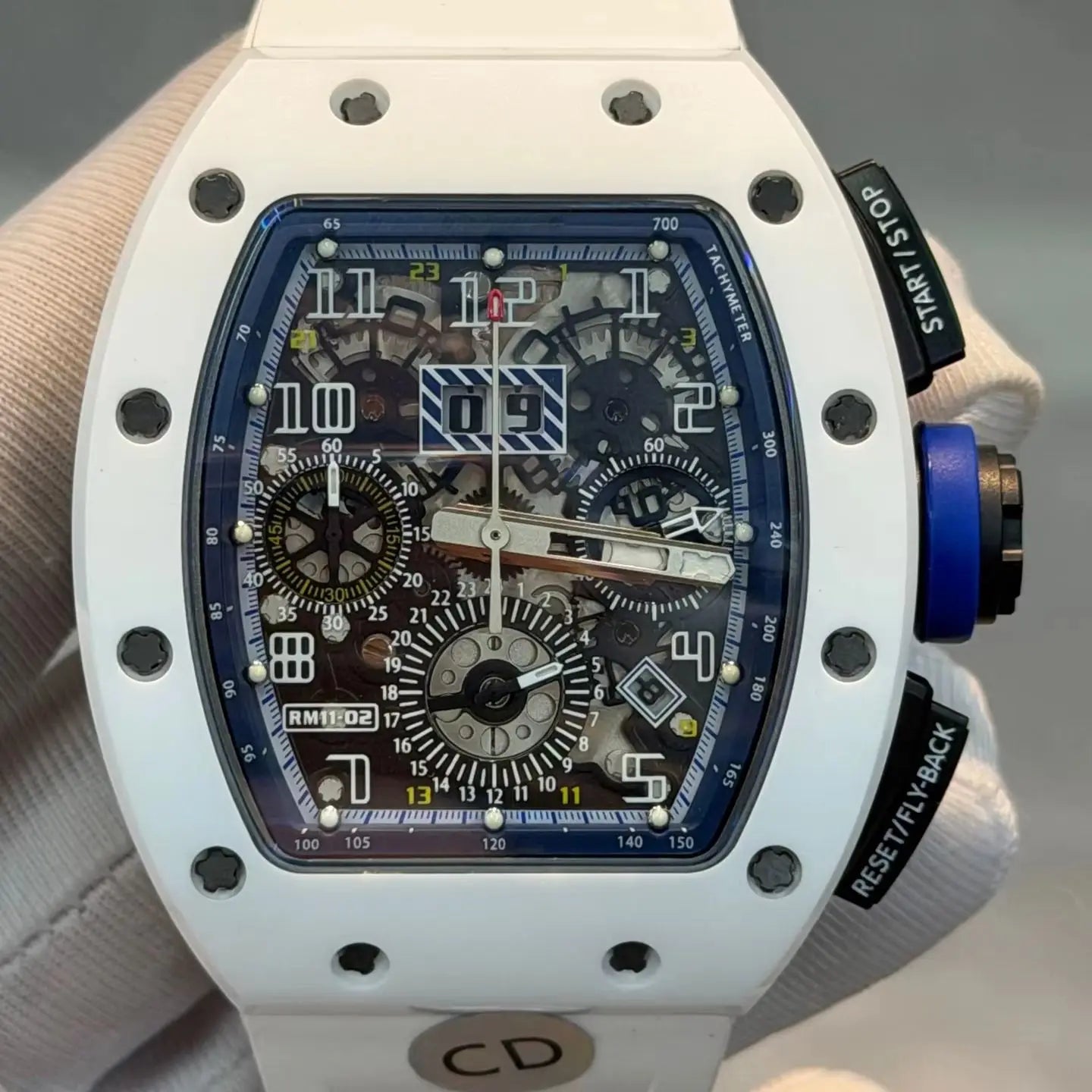 Carbon Fiber Multifunction Imported Movement Automatic Flywheel Men's Mechanical Watch