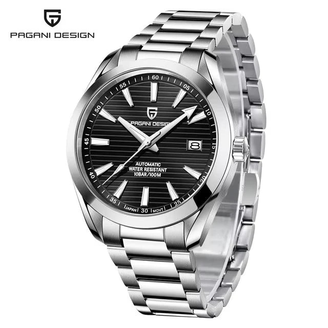 PAGANI DESIGN Japan 8215 Man Mechanical Wristwatch New Sapphire Glass Automatic Watches Waterproof 100M Stainless Watch for Men