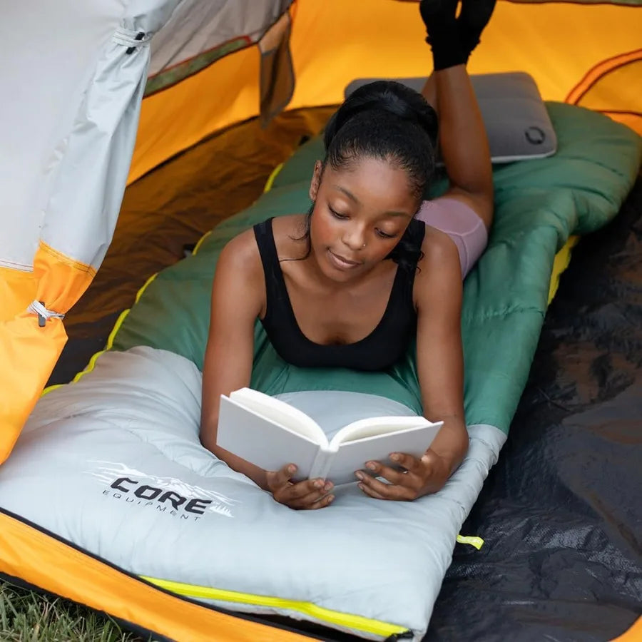 Tent for Family Camping Hiking and Backpacking 3 Person/ 4 Person/ 6 Person/ 9 Person Person Dome Camp Tents with Included Tent
