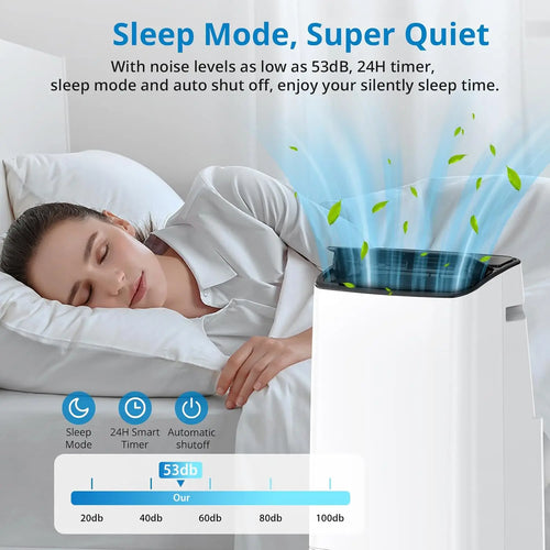 14000 BTU Portable Air Conditioner for 750 Sq Ft 3-In-1 AC Unit with Cooling/Dehumidifier/Fan Modes, Remote Control, 24H Timer &