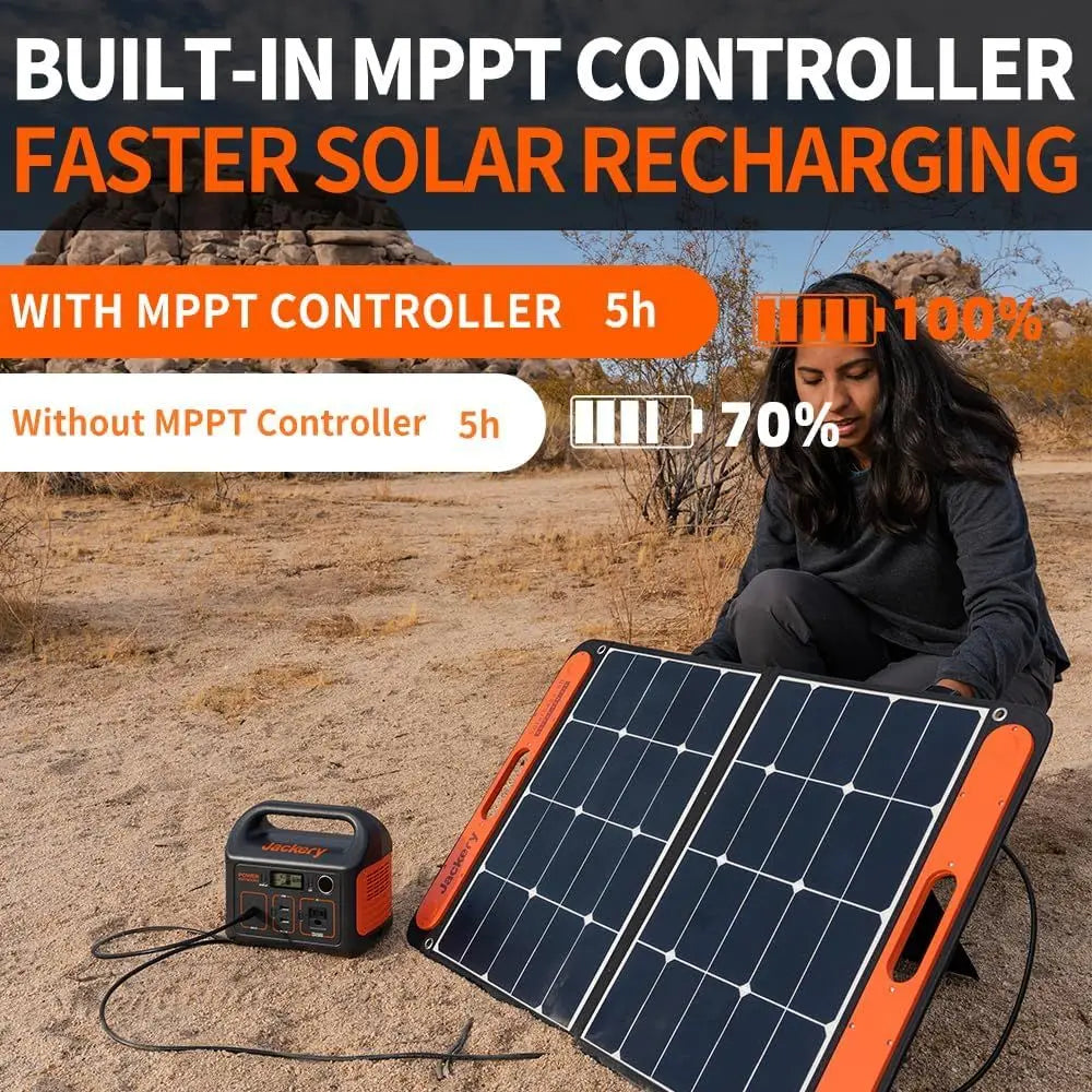 Portable Power Station 290, 290Wh Backup Lithium Battery, 110V/200W e Sine Wave AC Outlet, r Generator (r Panel Not Included) or