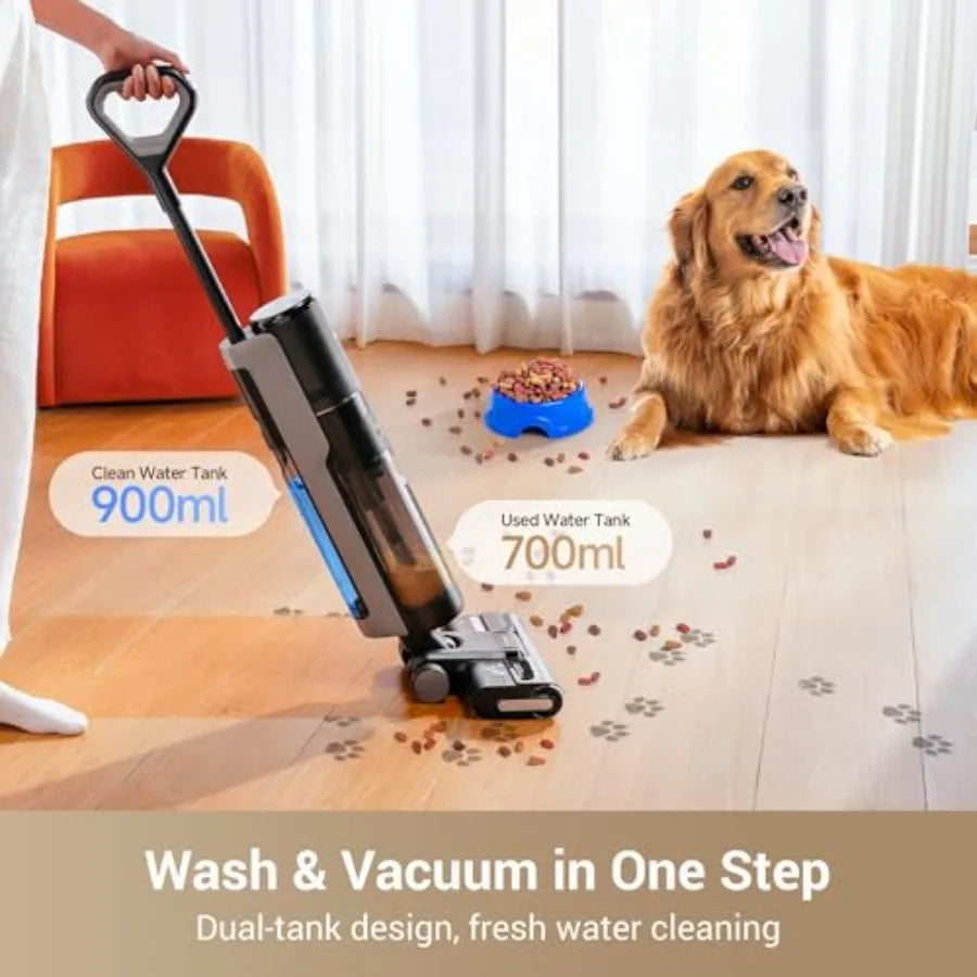 G10 Pro Wet Dry Vacuum Cleaner All-in-One with Auto Self-Cleaning for Hard Floors 35 Min Runtime Edge Cleaning Self-Propelled B