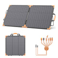 MHPOWOS 100/200W Bifacial Solar Panels Cell Portable Solar Charging Panel Complete Kit Outdoor Tourism Camping Power Station