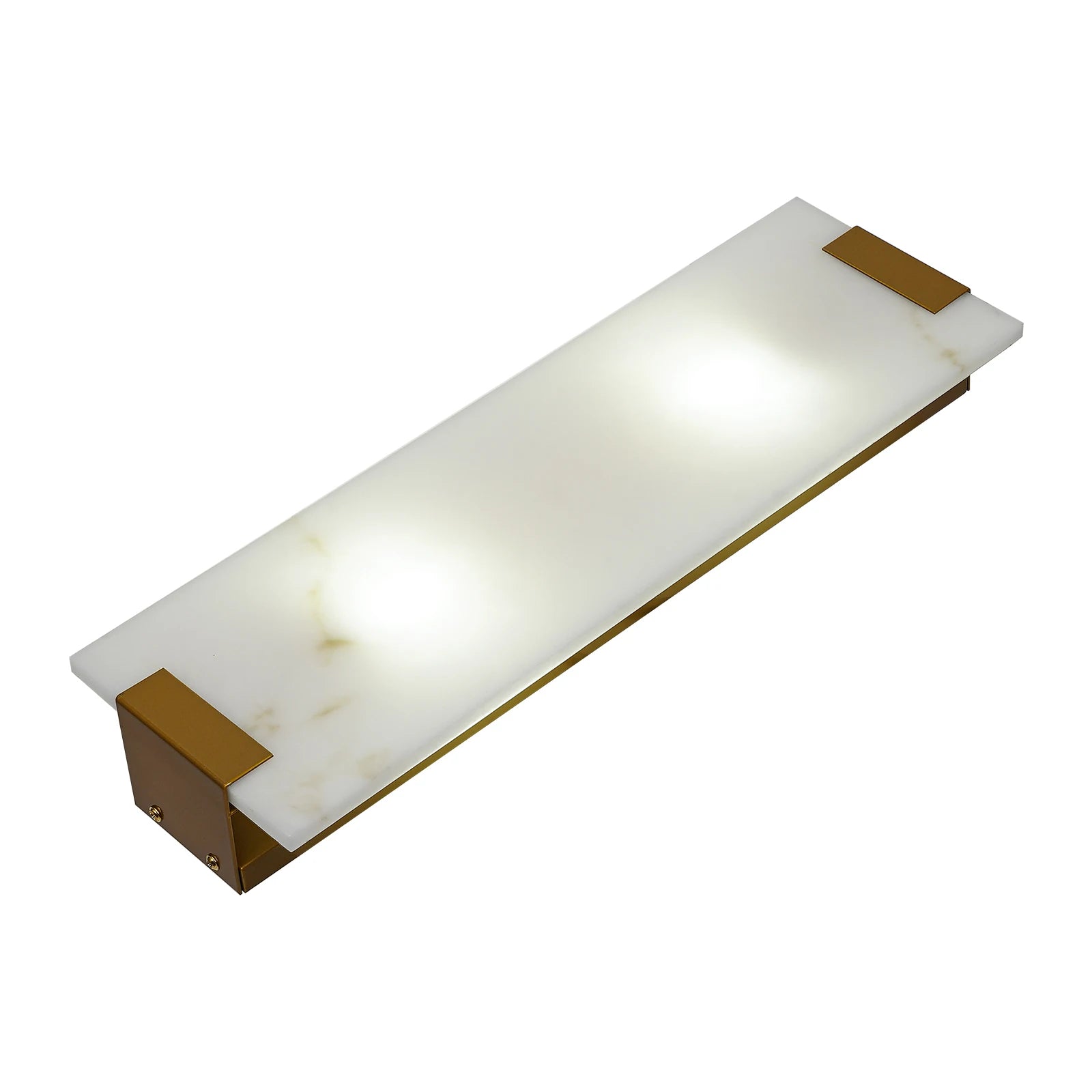 Hand-Carved Alabaster Sconce Rectangular G9 Light Wall Lamp Bedroom Kitchen US