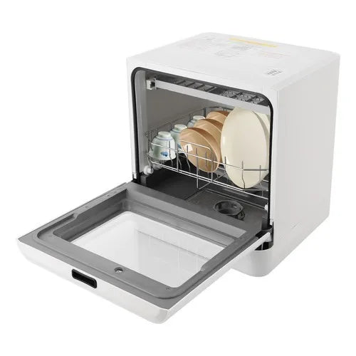 Portable Mini Dishwasher For Countertop Use With 4 Washing Modes And Drying Function For Family Kitchenware