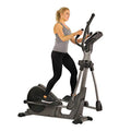 Elliptical Cross Trainer Exercise Machine Cardio Equipment for Home Gym with Pulse Sensor Grips 24 Pre-Bui