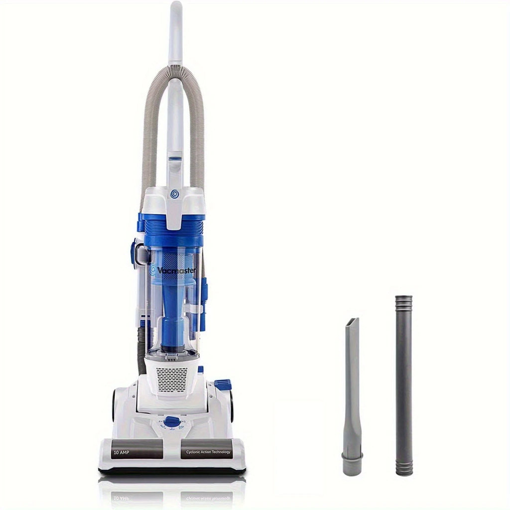 Upright Vacuum Cleaner Power Suction Bagless Vacuum Cleaner Portable Floor Cleaner with 20ft Cord & 13” Cleaning Path for Carp