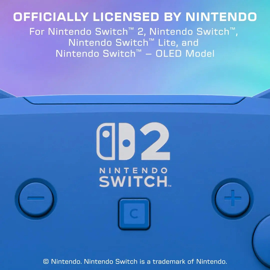 Wired RGB Gaming Controller for Nintendo Switch, Hall-Effect Joysticks, Customizable Lighting