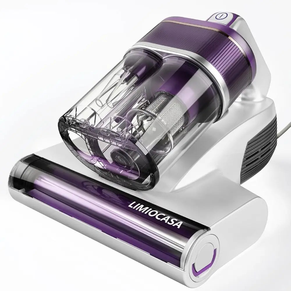 Powerful 500W Corded Vacuum with 18KPa Suction, Dust Sensor, 149° Heat & UV-C, HEPA Filter for Deep Cleaning Beds and Carpets