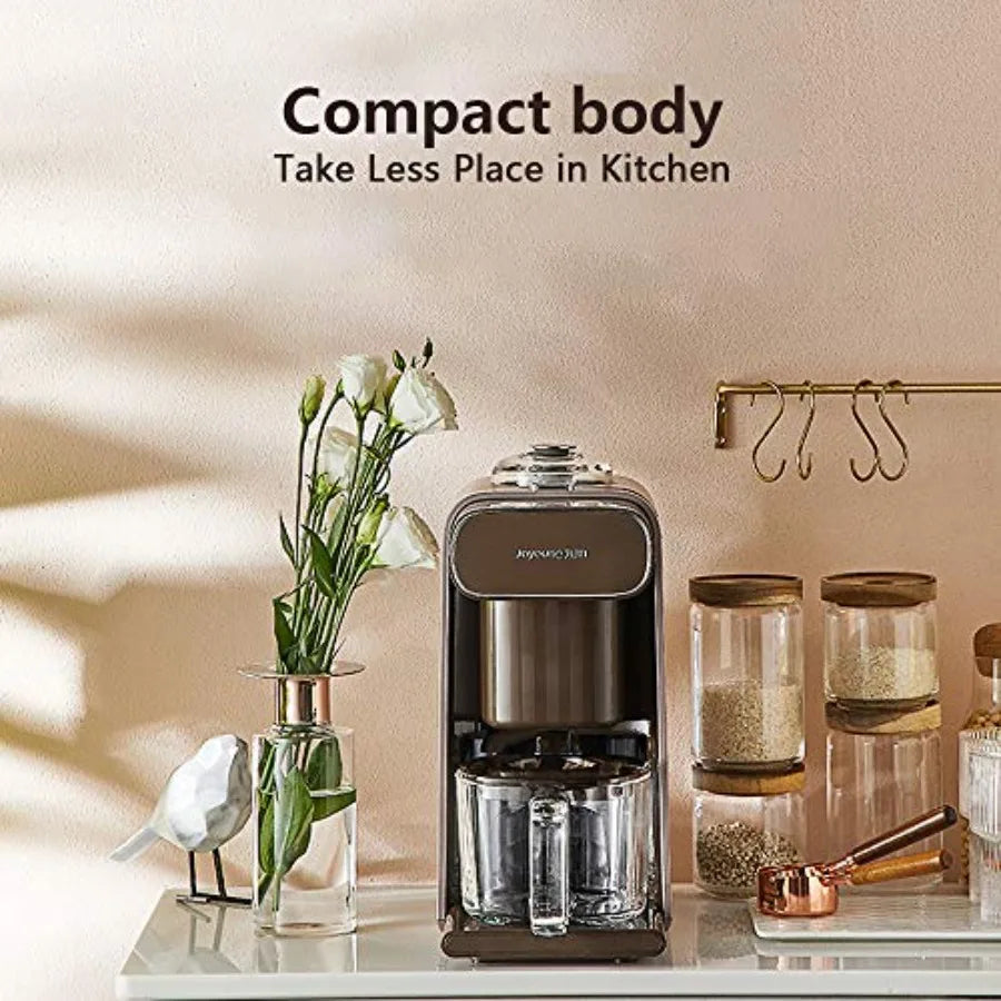 4-in-1 Multi-Functional Soy Milk Maker Coffee Juice Maker Electronic Water Kettle No Filter Intelligent Preset 300-1000ML Stain