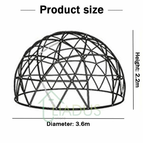 3.6M TPU Clear Bubble Dome Tent for Outdoor Events Parties Camping Cafe Dining - Luxury PVC Garden Igloo Style Tent Bubble Tree