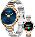 Luxury Smart Watch for Women, 1.19" AMOLED Display, Heart Rate & Sleep Monitor, 107 Sports Modes, iOS/Android Compatible