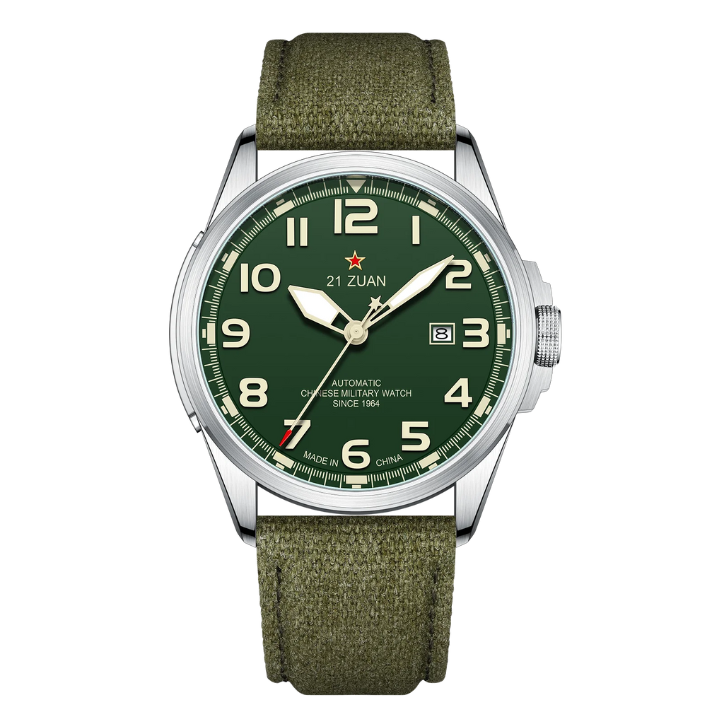 Seagull Luxury Bracelet Military Men Watch Automatic Mechanical Watches For Men Wear Resistant Leather Strap Luminous Clock 581