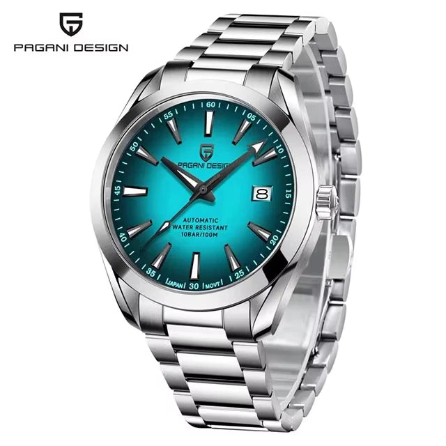 PAGANI DESIGN Japan 8215 Man Mechanical Wristwatch New Sapphire Glass Automatic Watches Waterproof 100M Stainless Watch for Men