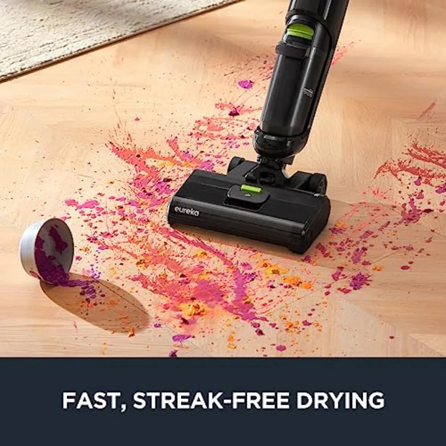 Wet Dry Vacuum Cleaner Cordless Mop Vacuum Cleaner with Self-Cleaning System Lightweight Hardwood Floors Vacuum for Pets and St
