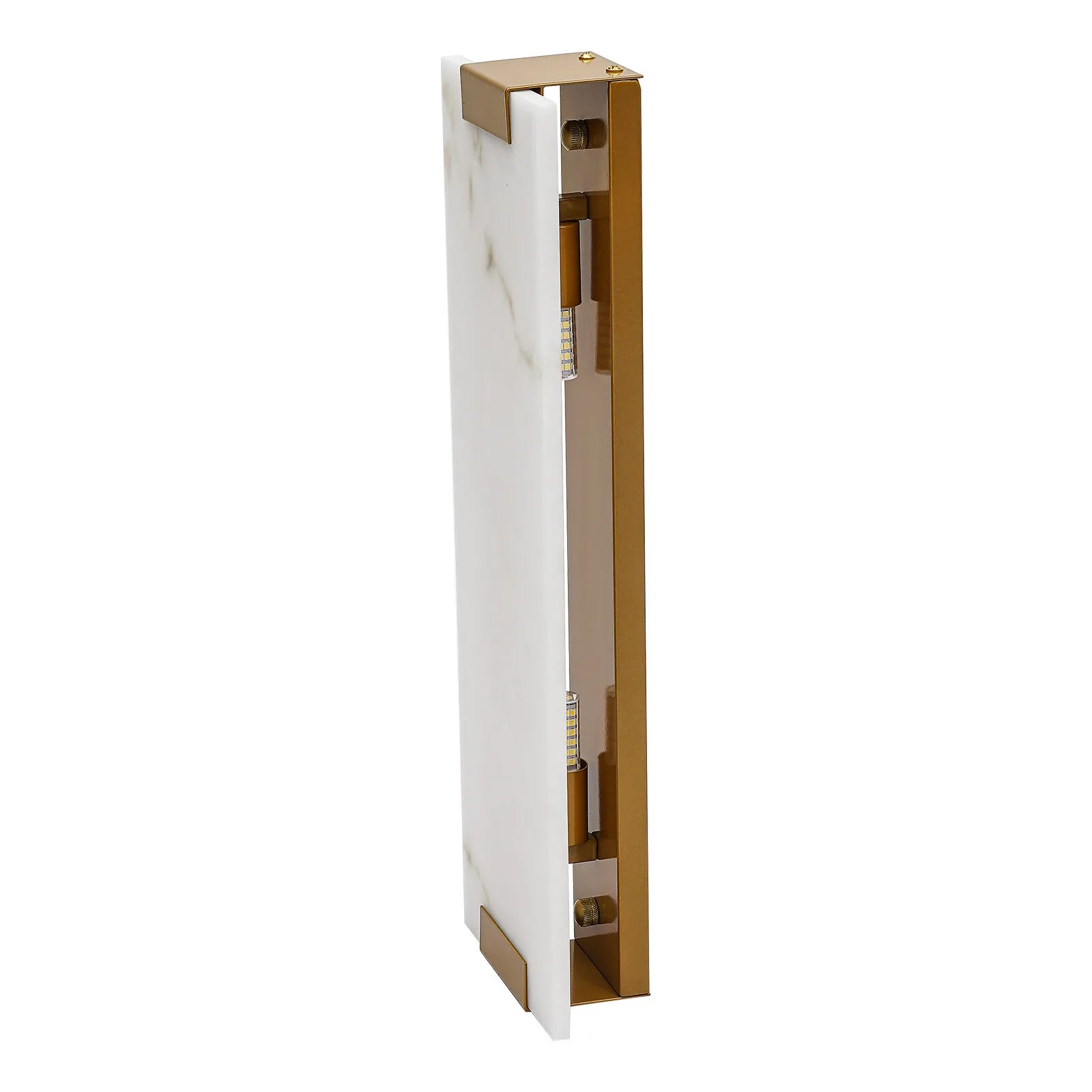 Rectangular G9 Light Wall Lamp Hand Carved Alabaster Sconce for Bedroom Kitchen Us