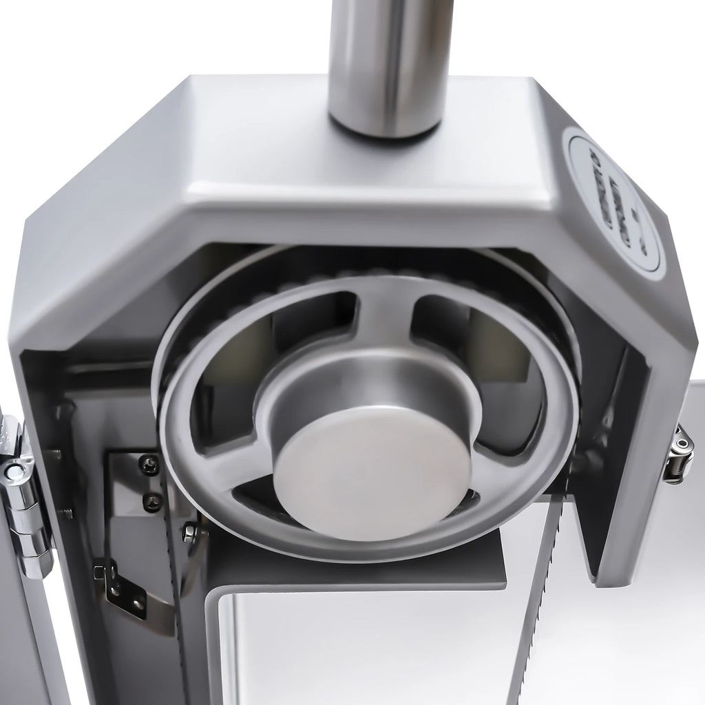 650W Electric Meat Slicer 110V US Standard Stainless Steel Pork Trotter Cutting Machine Adjustable Thickness Food Cutter