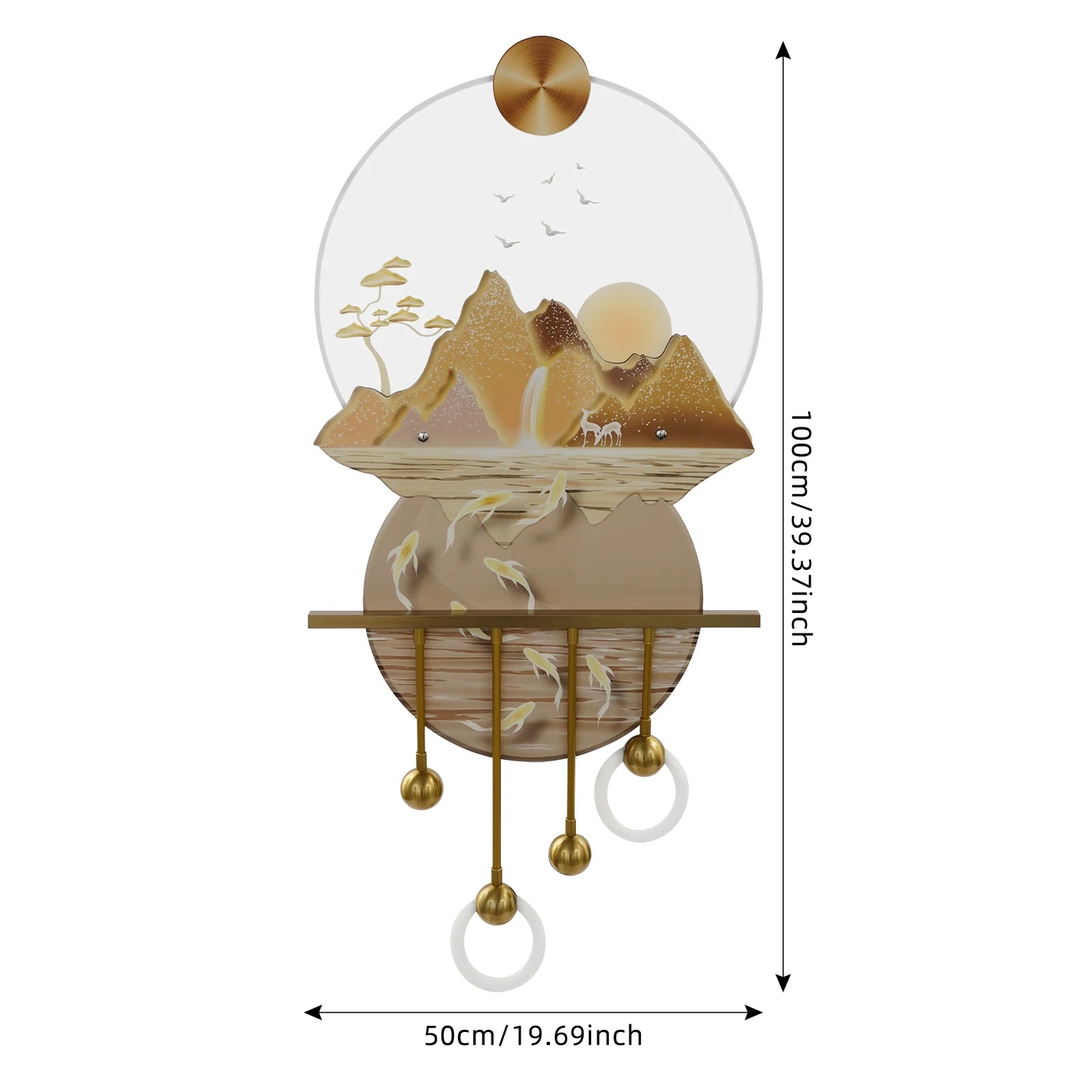 Wall Art Decor With Warm Light Wall Decoration Wall Hanging Decoration for Living Rooms Offices Bedrooms Entrances
