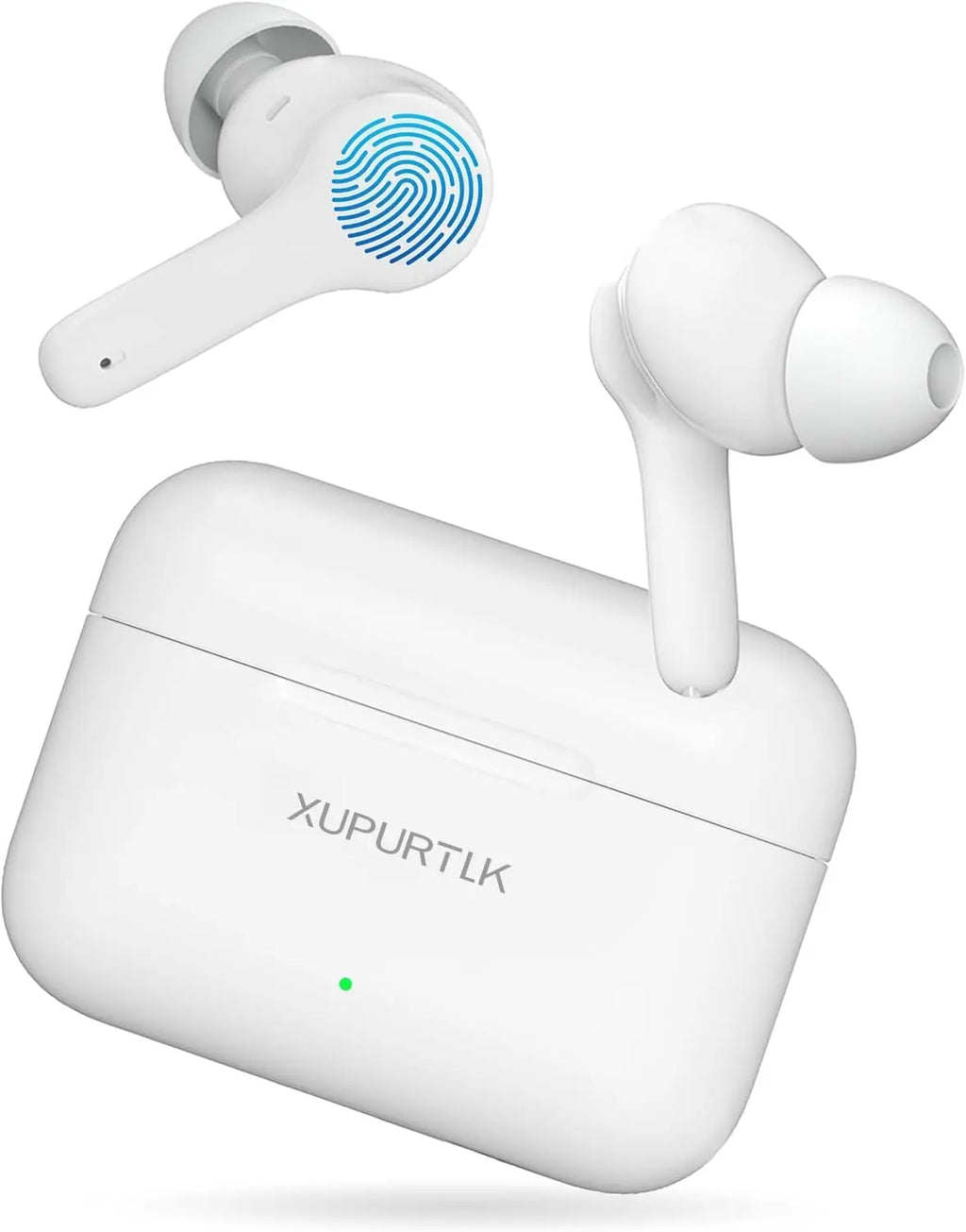 AI Translator Earbuds with Real-Time 144 Languages, 3-in-1 Device for Travel, Business & Learning in White
