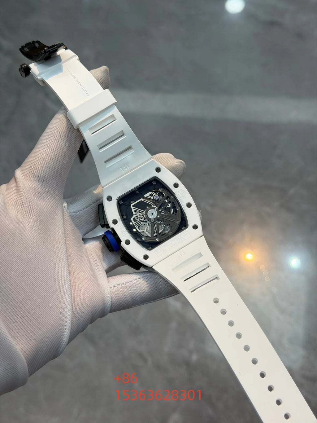 Carbon Fiber Multifunction Imported Movement Automatic Flywheel Men's Mechanical Watch