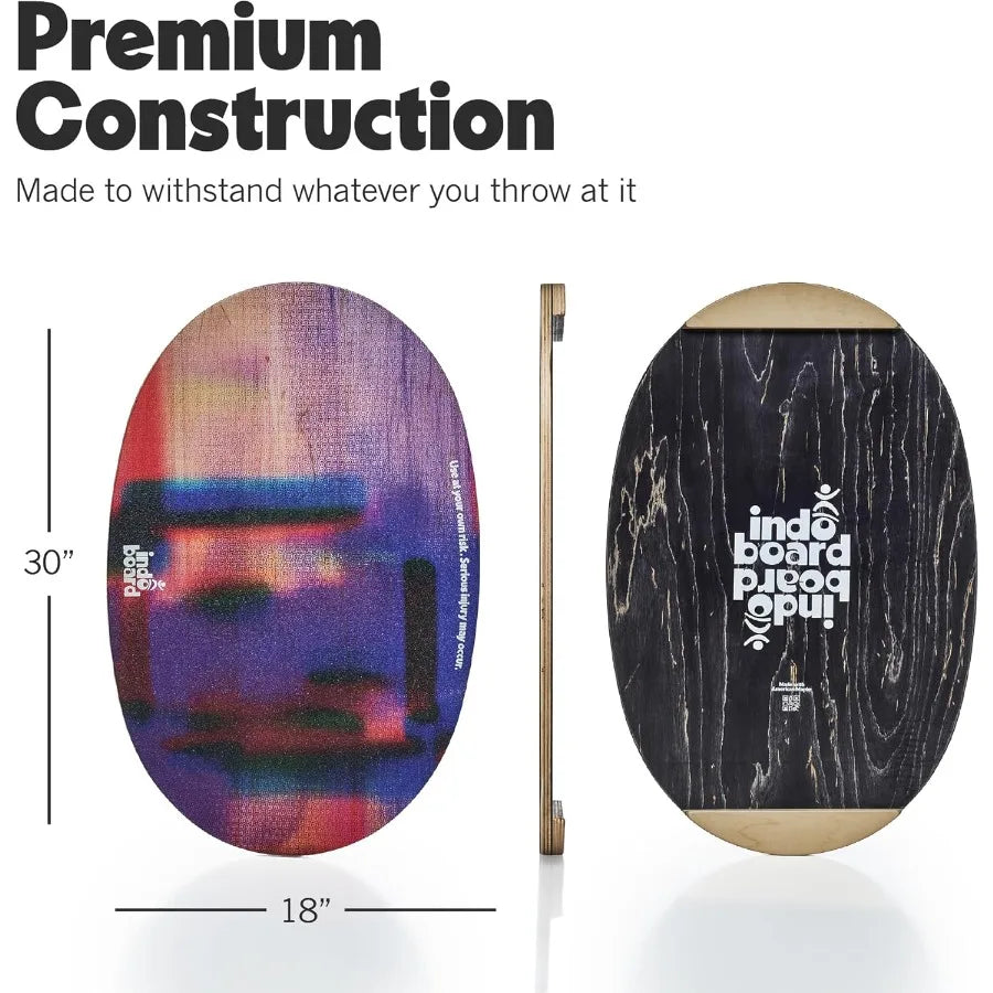 The Original Indo Board Training Package Balance Board Trainer for Core Strength Stability Athletic Performance in Surfing Skat