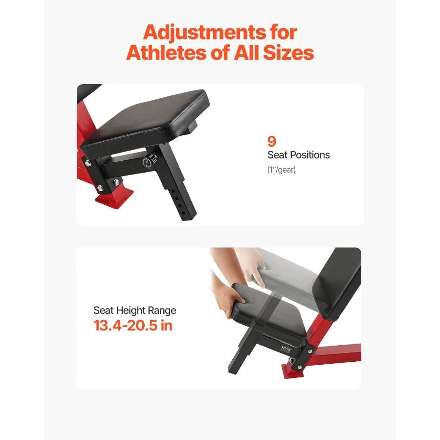 VEVOR Incline Chest Fly and Rear Delt Fly Machine 450 LBS Chest Machine Adjustable Fitness Chest Bench Set Home Gym Equipment f