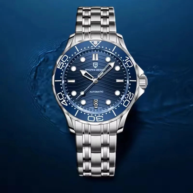 2026 PAGANI DESIGN New 007 Ceramic Bezel Men watch Sapphire Luxury Japan Movt Watch 316L All Steel Mechanical Luminous Man watch